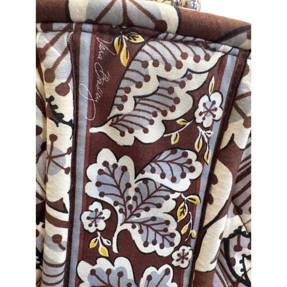 Vera Bradley Floral Kiss Lock Satchel Handbag Medium SKU 8234 - Picture 8 of 14